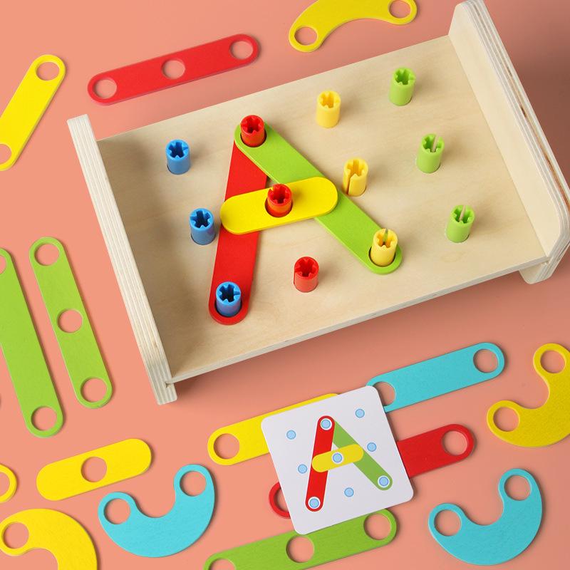 2-in-1 Children's Educational Color Matching Puzzle Set