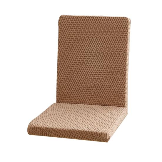 Spisestoltrekk Elastisk Jacquard Stoltrekk med Sittepute Avtakbart Vaskbart Slipcover Stolbeskytter for Hjem Restaurant