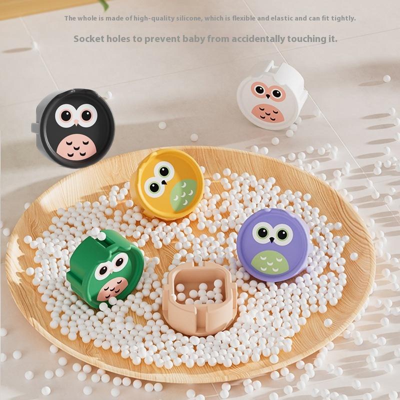 Protecție de Siguranță Electrică pentru Bebeluș Copil din Silicon, Protecție Anti Șoc Electric, Protecție pentru Prize, Standard European