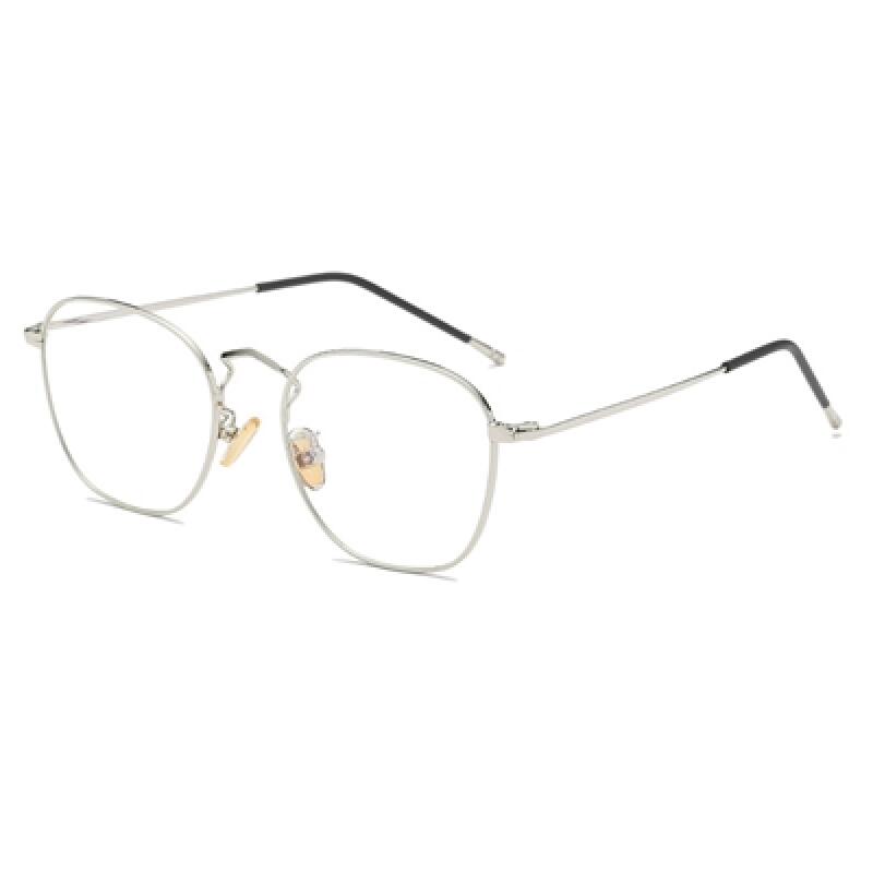 LK8804 Blue Light Blocking Glasses Frame_C2 SILVER