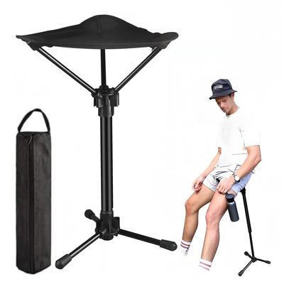 GrnArt Mobiler Klapp-Outdoor Ultra Camping Teleskopischer Outdoor-Höhenverstellbarer Stuhl mit Stauraum, Ideal für Kirschblüte 3 120kg Tragfähigkeit,