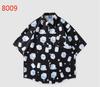 Hong Kong Style Vintage Sunflower Floral Shirt - Unisex Casual Short Sleeve