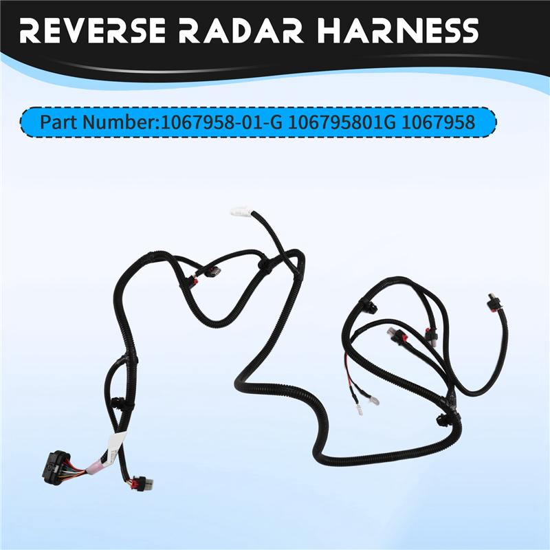 

For Tesla Model 3 2017-2025 Front Bumper Reverse Radar Harness 1067958-01-G 106795801G 1067958 Car Part
