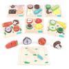 Flaches Obst- und Gemüsespielzeug für Kinder
