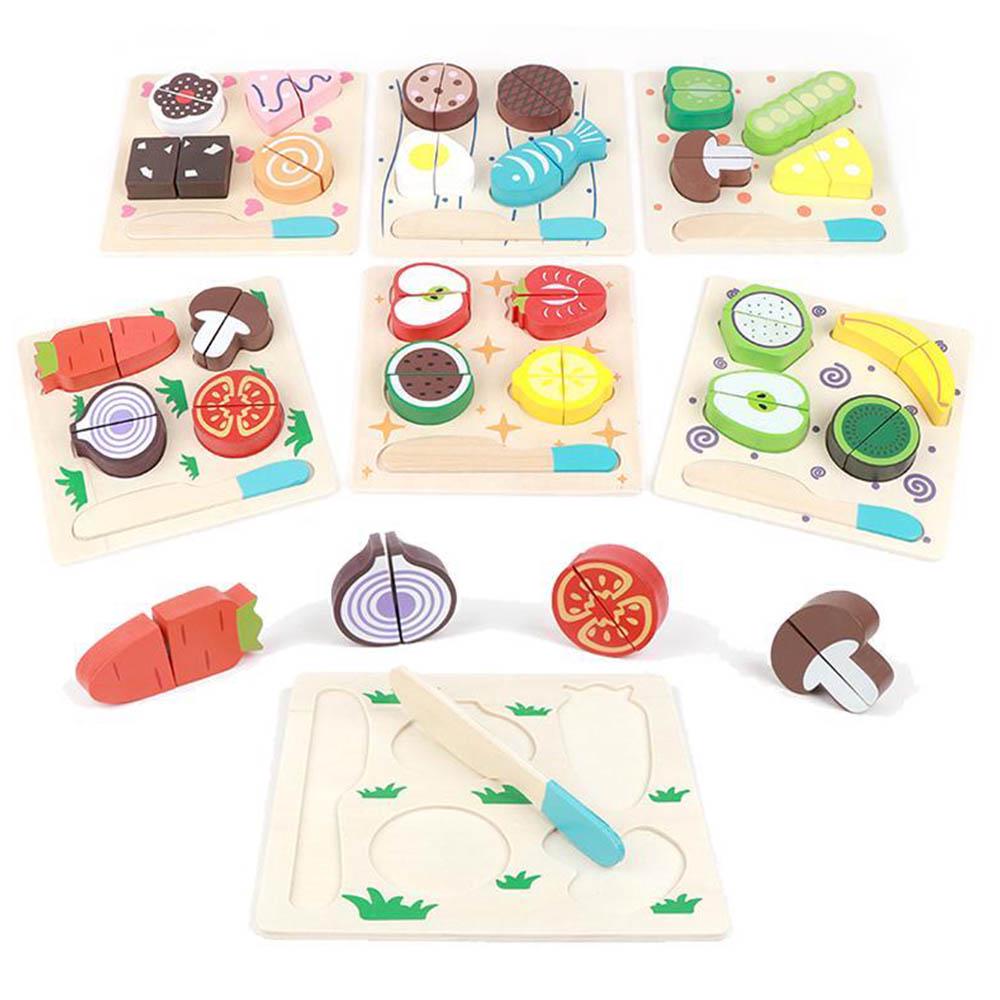 Flaches Obst- und Gemüsespielzeug für Kinder