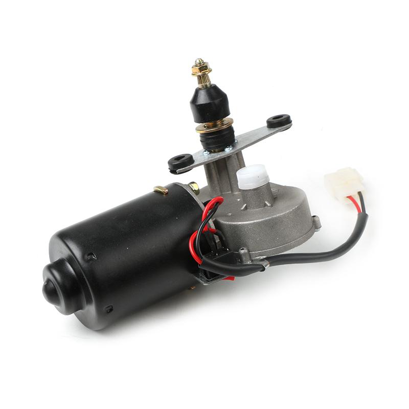 UTV Electric Windshield Wiper Motor Kit Wiper Assembly for Polaris Ranger Honda Washer Reservoir Pump Bottle Jet Wiper DC12V 30W