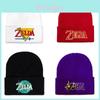The Legend Of Zelda Bedruckte Acrylstrickmütze mit Ohrenklappen Winter-Gaming-Accessoires für Erwachsene