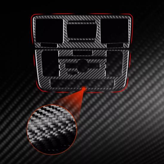 2Pcs Real Carbon Fiber Console A/C CD Panel Trim For Benz G-Class W463 G63 13-18