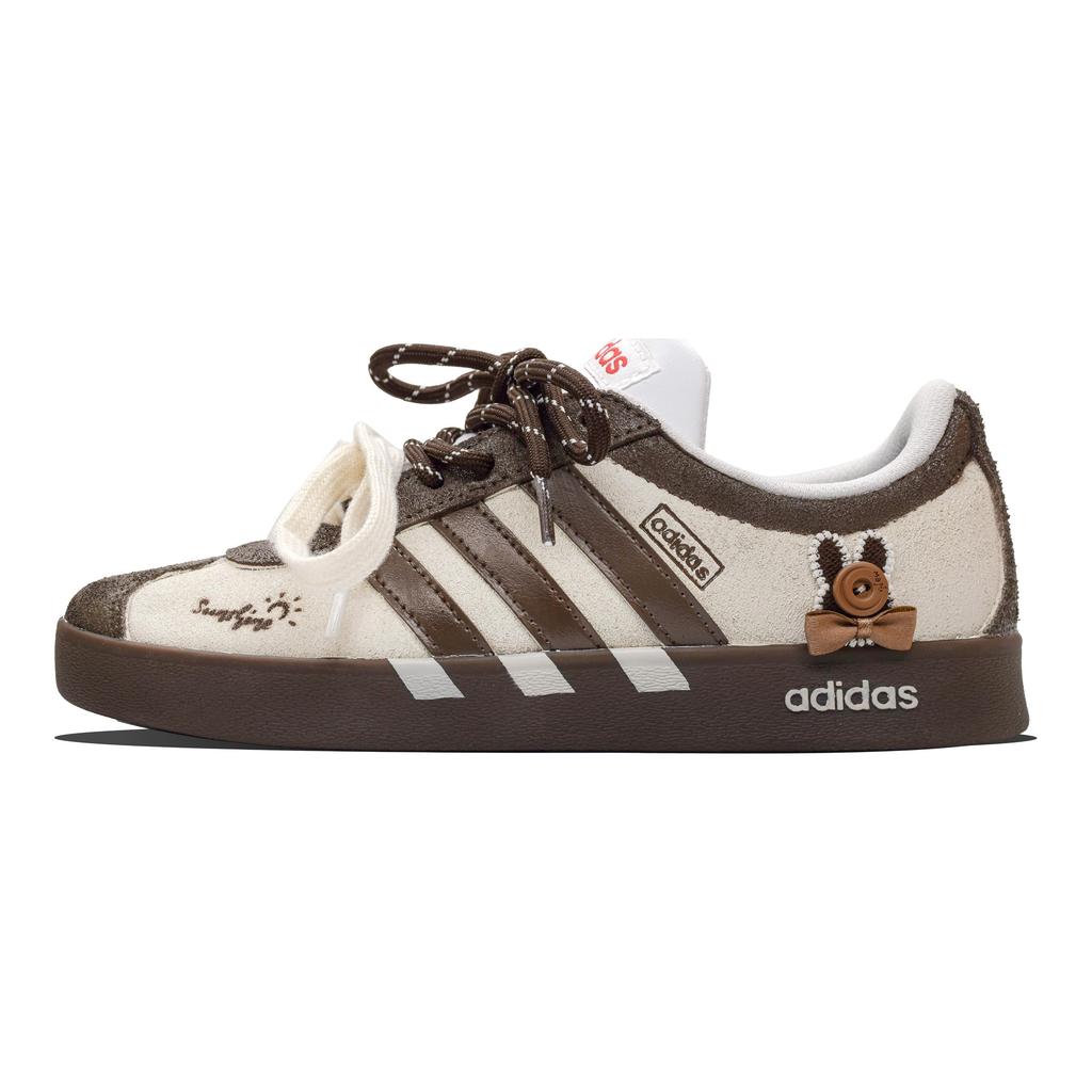 adidas VL COURT 2.0 Tianxia Manufacturing, Western Mocha Resistenti all'usura E Leggeri Scarpe da Skateboard Basse Unisex HQ1802(Team164-)