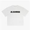 Jill Sander J03gc0137 J45148 102 Logo Women S Short Sleeve Tee