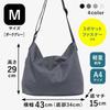 pieka Tote Shoulder 3 Simple Medium Women's Bag, Bag, Pockets, Zippered, Design, (Dark Gray)