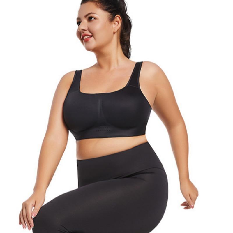 Large Size Thin Tube Top Underwear Smooth Yoga Simple Wide Shoulder Strap Breathable Integrated Bra