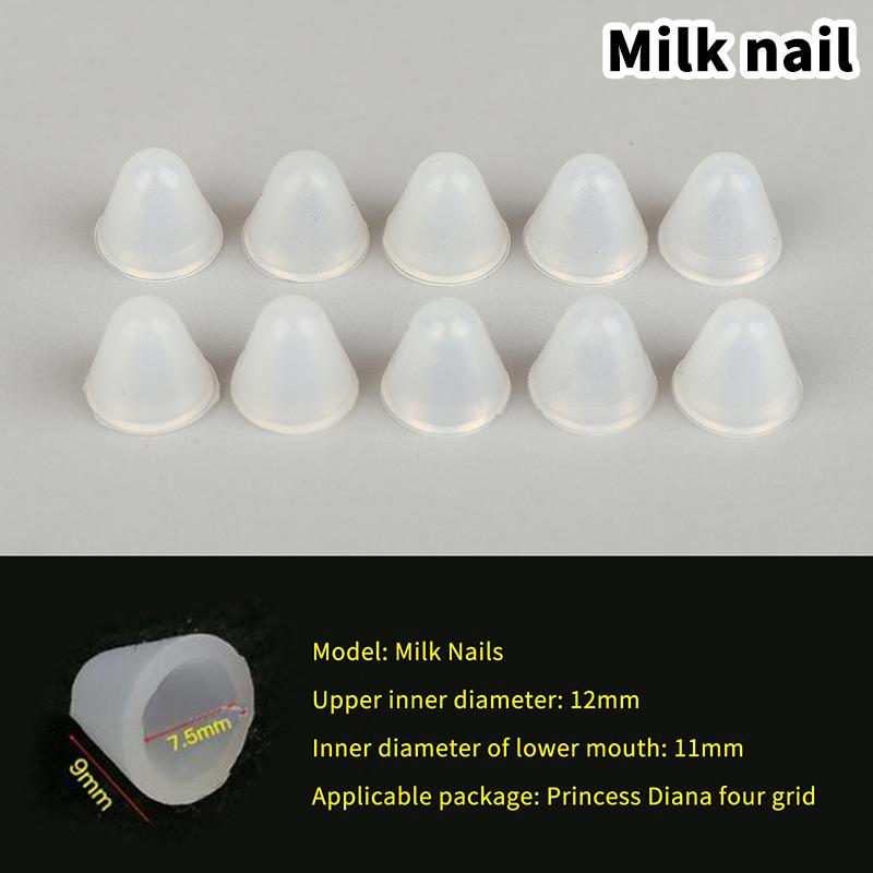 

10Pcs Bottom Nail Protective Cover For Birkin Kelly Bag Transparent Foot Spikes Caps Anti-wear Bag Accessories