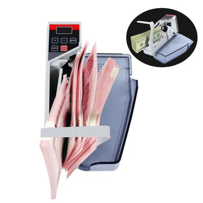 Portable Money Counter Machine,Mini Bill Cash Banknote Counter - LED Display & Batch Function,600pcs/min