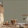 Christmas Autumn Plaid Wallpaper Brown and Cream 50x1000