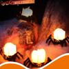 Halloween New Spider Candle Lamp Decor Led Electronic Luminous Decorative Atmosphere Lamp Desktop Small Ornaments Velas
