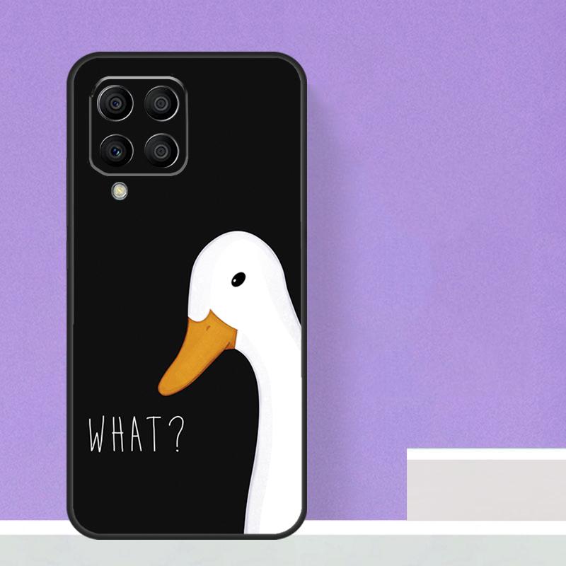 Cartoon Funny Goose Case For Samsung Galaxy M14 M34 M54 M31 M11 M13 M53 M51 M12 M32 M52 M16 M36 M56 M15 M35 M55