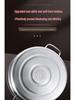 316 Stainless Steel Yin Yang Hot Pot with Induction Cooker Compatibility - Large Capacity Family Soup Pot