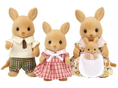 Sylvanian Families Dolls [Kangaroo Family] FS-03 ST Mark Ages 3+ Toy Dollhouse Sylvanian Families Epoch Co., Ltd.