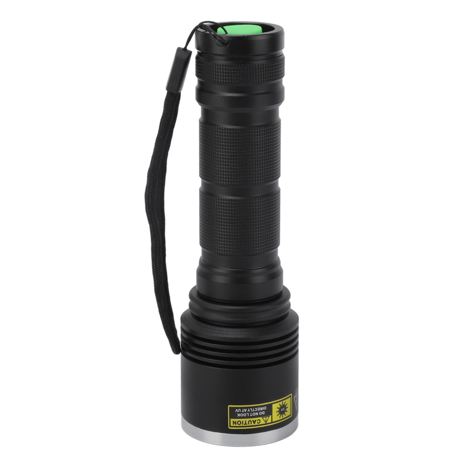 

15W 365nm UV LED Flashlight Black Filter Optical Lens Torch Pet Urine Detector for Resin Curing