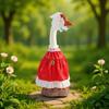Santa Claus Christmas Coat for Porch Goose Decoration