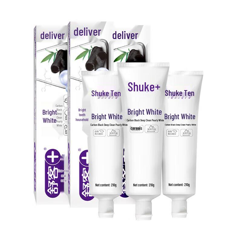 Shuke Brightening Toothpaste with Bamboo Charcoal & Pearl