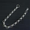 Biker-Decor Skull Wallet Chain with Hook Snap Closure Punk Skull Trouser Chain Hip-hop Cool Style Pant Chain Ornament