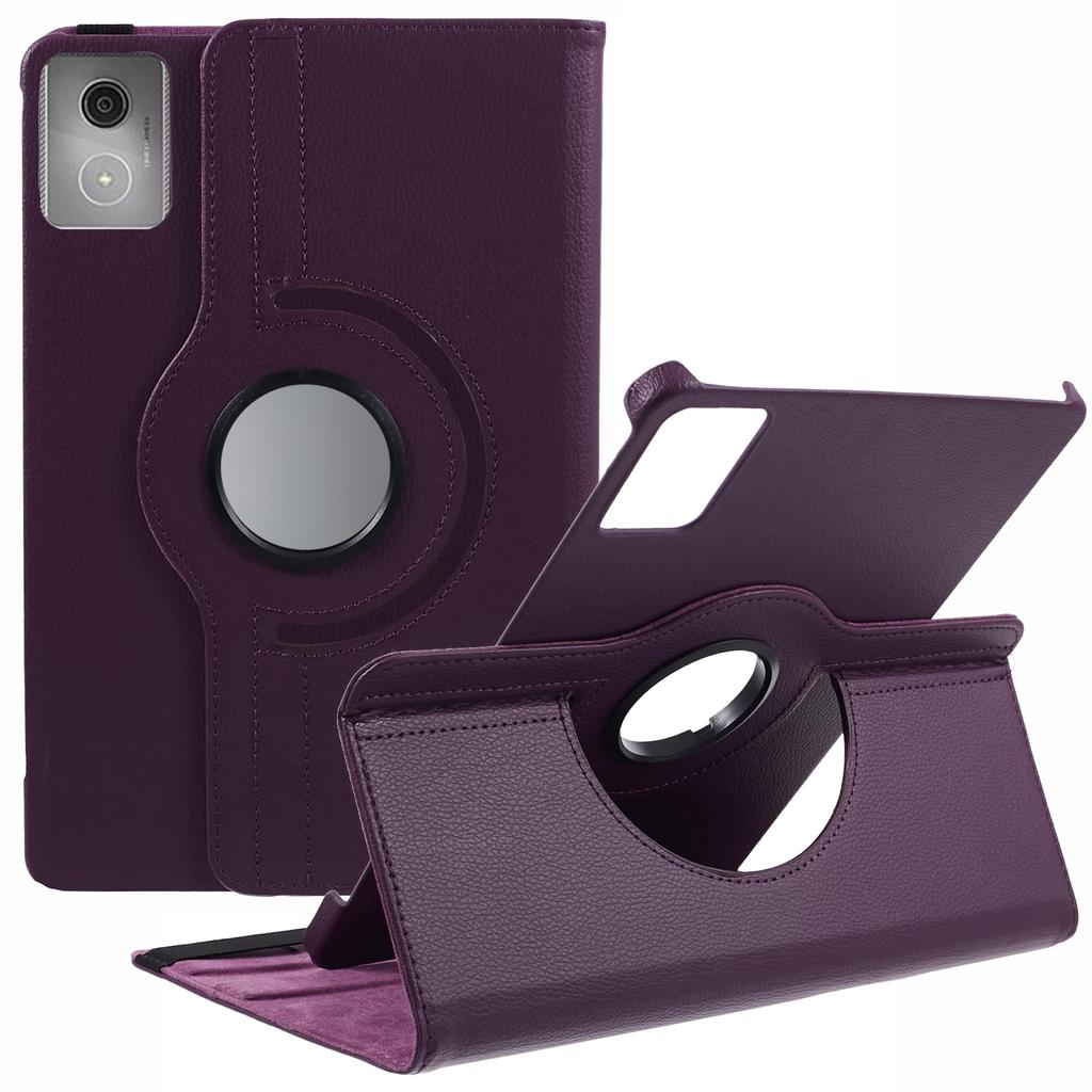 Für Lenovo Idea Tab TB336ZU,TB336FU/Xiaoxin Pad 11 2025 Hülle Drehständer PU-Leder+PC Tablet-Hülle mit Gummiband