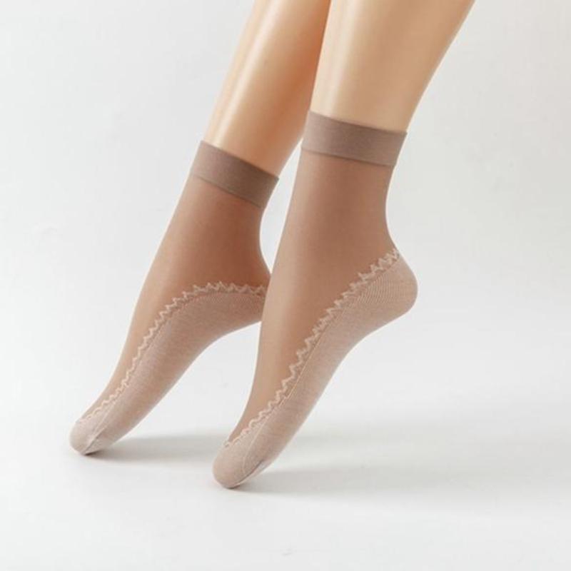 5/10/20 Paar Damen Socken Baumwollsohle Strümpfe Frühling und Sommer Mittelhohe Kurze Socken Feuchtigkeitstransport Schweißableitend Rutschfeste Socken