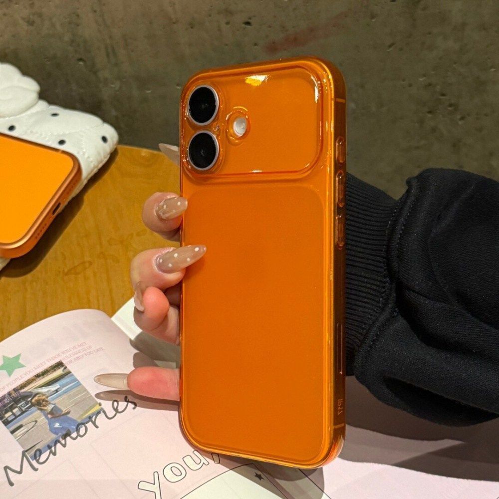 Second Variable Shell Large Window Suitable for Apple 17ProMax Second Variable Shell 14 15 16 Transparent 14pro Fine Hole 11 12