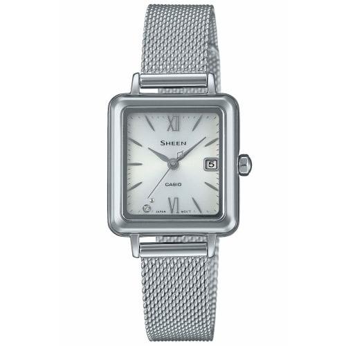 

Casio Sheen Solar Watch SHS-D400M-7AJF Women s Silver