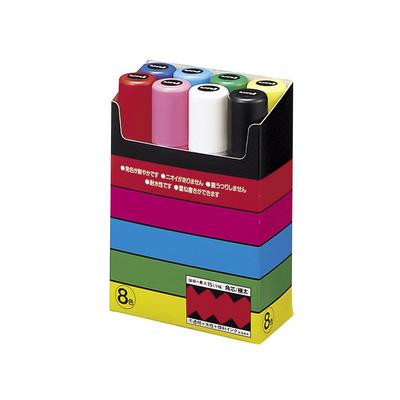 Mitsubishi Pencil Pen Posca Extra Thick Square Lead 8 Colors PC17K8C Water-based