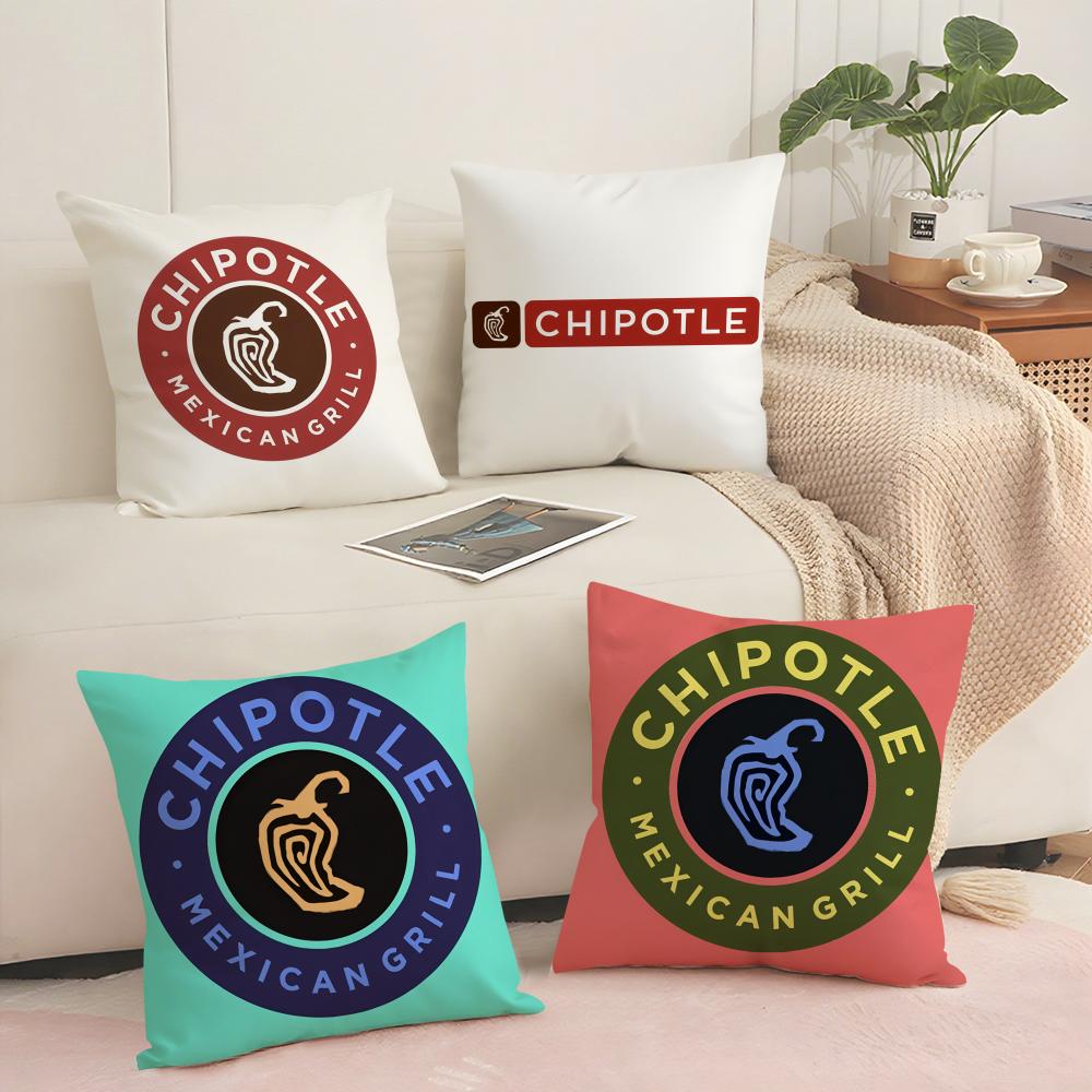 Food CChipotleS Cushion Cover Pillowcase Ultra Soft Skin Friendly Fabric Cloud Like Comfort Concealed Zipper
