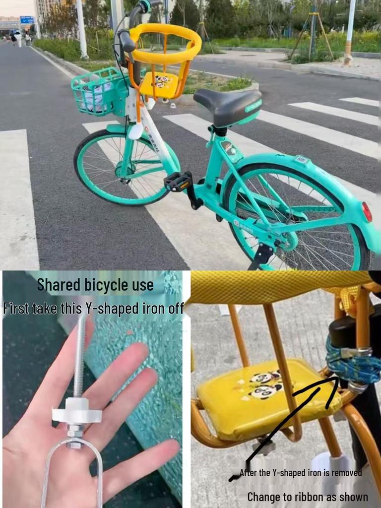 Bicycle Front/Rear Dual-Use Infant Safety Seat