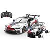 Voiture Télécommandée - TURBO CHALLENGE - BMW M8 GTE - Blanc - 1/18 - Assemblage facile