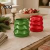 Modern Matte Finish Home Decor Christmas Tree Resin Ornament Multi-purpose Vase Pen Holder Makeup Functional for Shelves Brush Storage Container