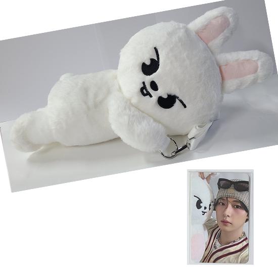Stray Kids SKZOO Plush Bag celebrATE ( with Photocard from POP UP)