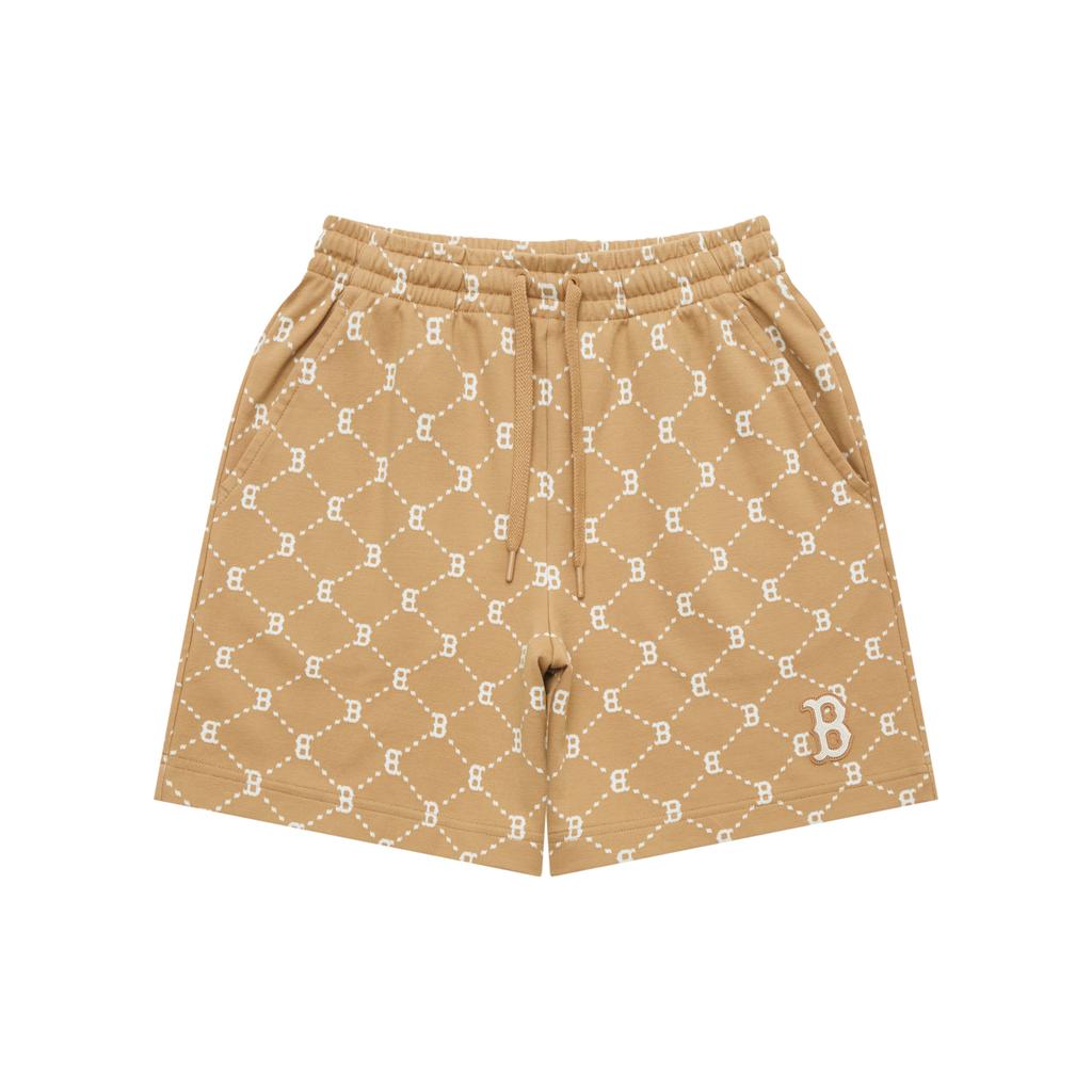 New MLB Casual Shorts Unisex Light Camel 3ASPM0343-43CAL