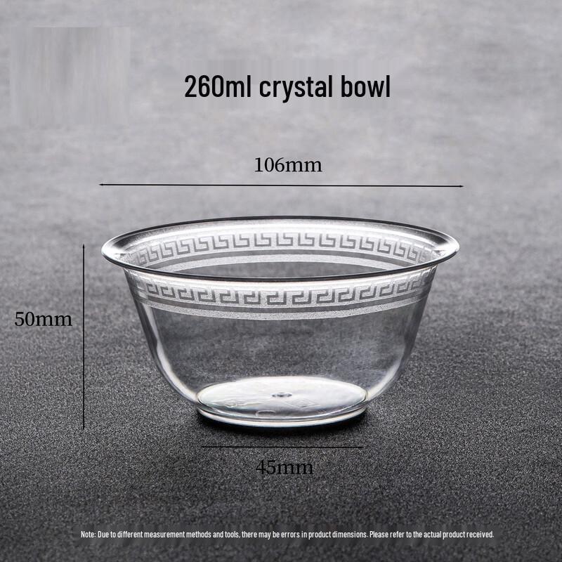 Jinyuan Disposable Clear Plastic Bowls