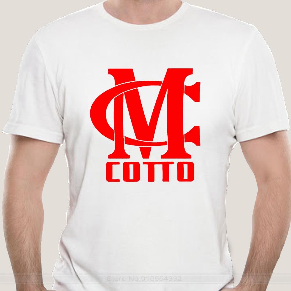 New MIGUEL JUNITO COTTO Symbol Mens Black T-Shirt Size S M L XL 2XL 3XL Fashion T-sdhirt Men Cotton Brand Teeshirt