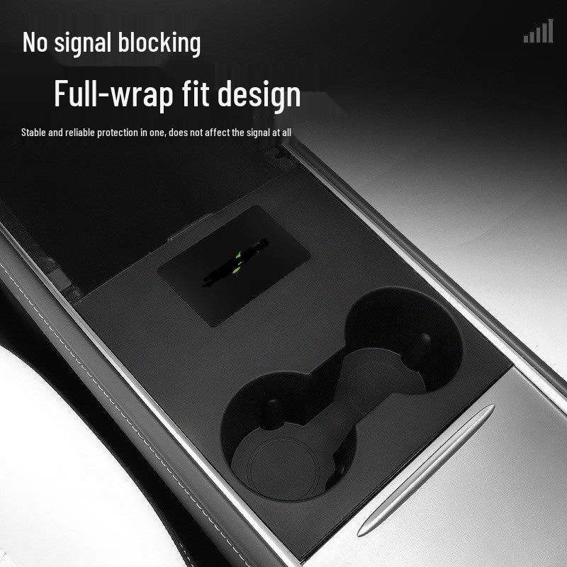 Tesla Model Y/3 Console Silicone Cup Holder Liner