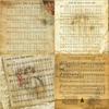 KuaJing LePu 8-Sheet Double-Sided DIY Journal Collage Paper Stickers