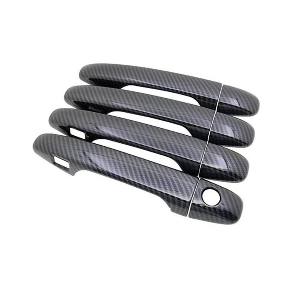 Car Exterior Door Handle Cover Protective Sticker Chrome Carbon Fiber Fit for Subaru Impreza