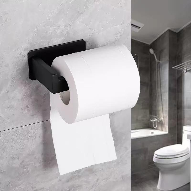 Durable Stainless Steel Toilet Paper Holder - Wall Mounted Bathroom Tissue Dispenser for Home, Kitchen and Hotel Use