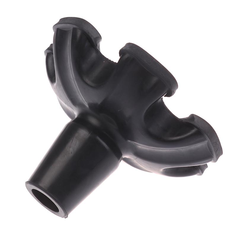 New 19MM Cane Tips 6 Pillar Design Nonslip Rubber Crutch End Mat With For Walking Stick Crutch Tips Accessories