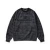 Washed Tie-Dye Sweater Men'S American Trendy Brand Striped Ragged Long-Sleeved T-Shirt Loose Bottoming Shirt