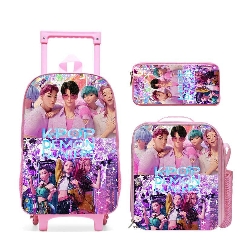 Kpop Witch Hunter Girl Group Schoolbag High Definition Printing Casual Crossing Border Lightweight Tie Rod Backpack One Piece Hair