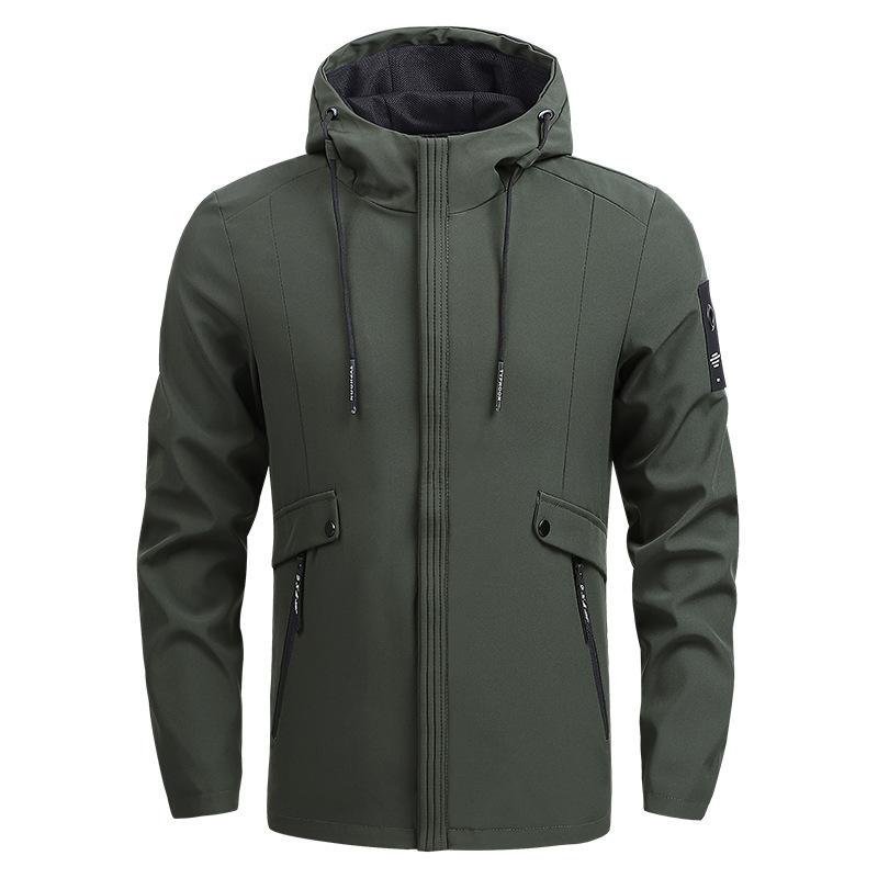 Jacket Men's Spring and Autumn Casual Thin Hardshell Outdoor Sports Jacket