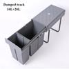 Embedded Modern Trash Can Kitchen Simple Separate Trash Bins Balcony Large Capacity Garbage Bin Food Disposal Rubbish Can
