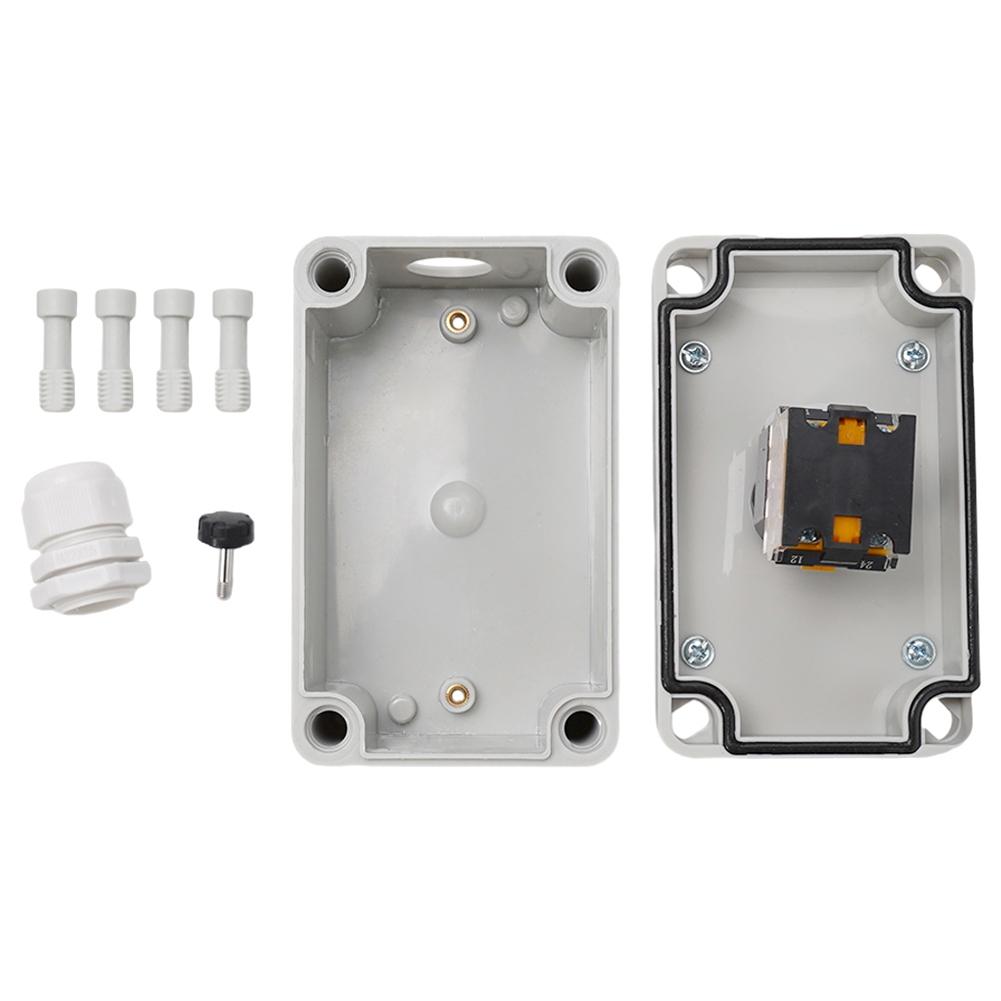 Knopfkastenschalter, wasserdicht, 130 x 80 x 100 mm